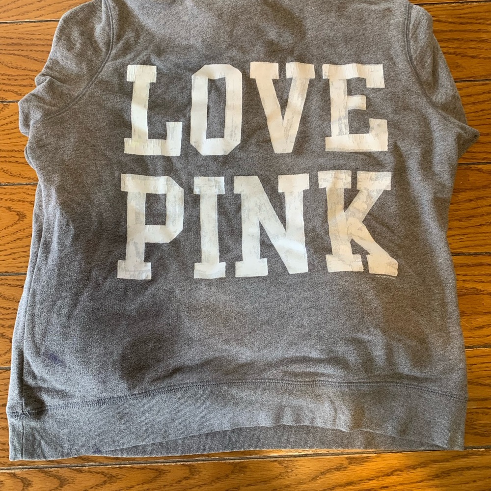 PINK pullover sweatshirt w/ zipper bundle